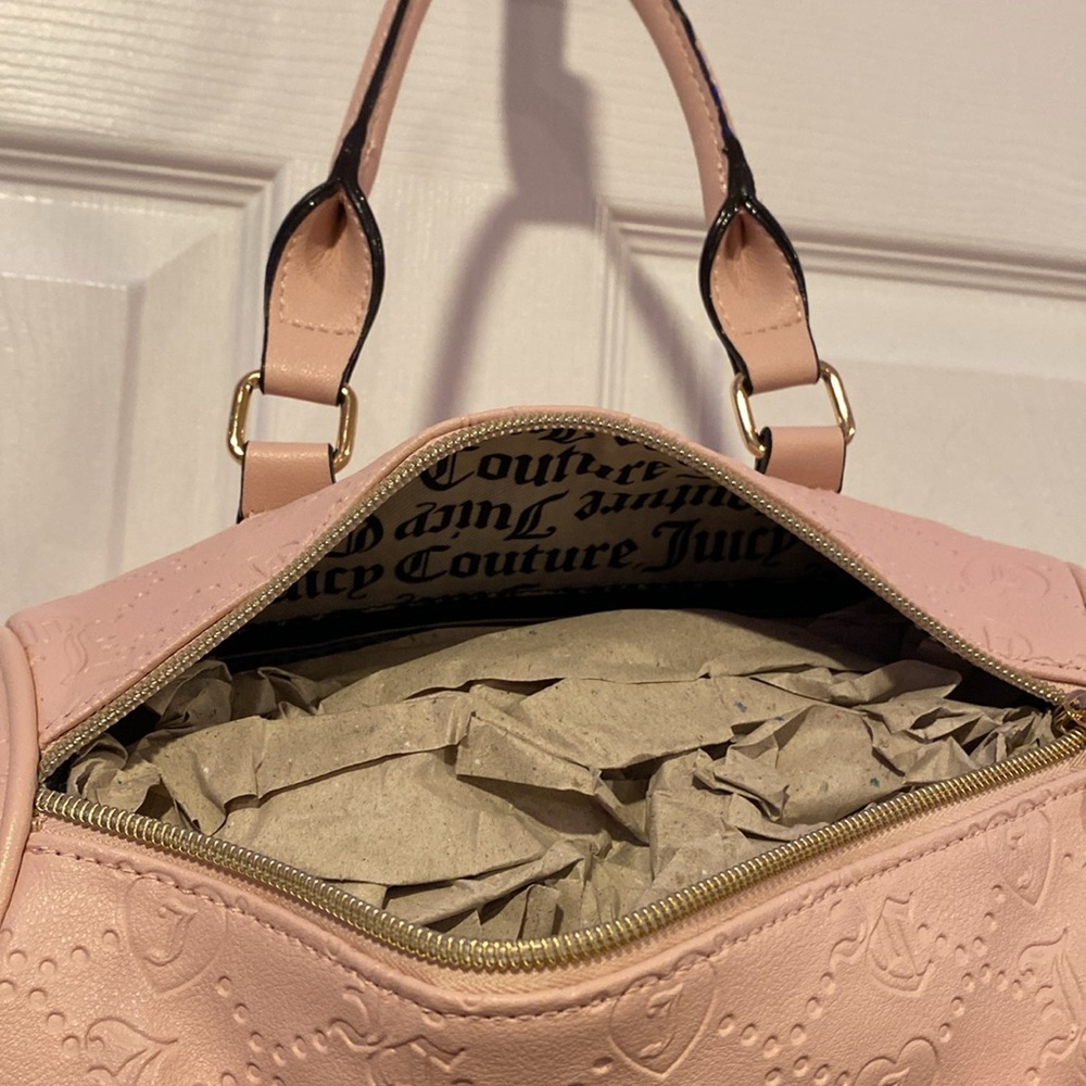 BNWT Juicy Couture Bestseller Fame Pink Satchel PRICE FIRM - Picture 5 of 8